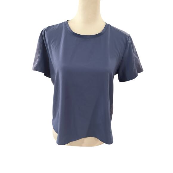 Avalanche Blue Short Sleeve top Medium - Picture 1 of 3